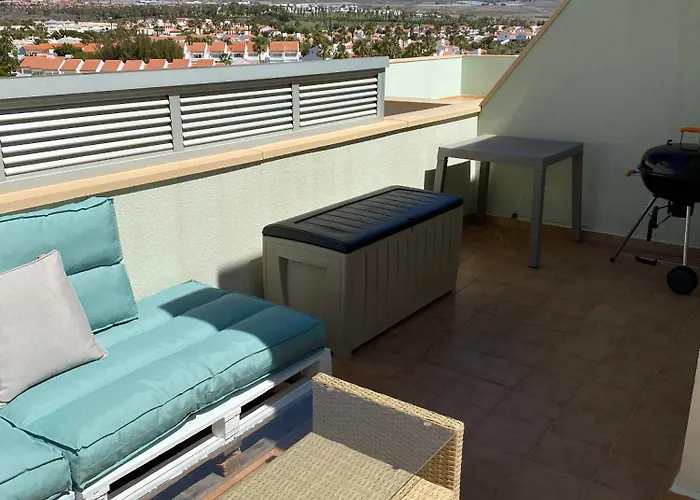 Casa Doble - Penthouse, Pool, Priv Parking, Fibre Net, Spacious Terrace Апартаменты Сан Мигель