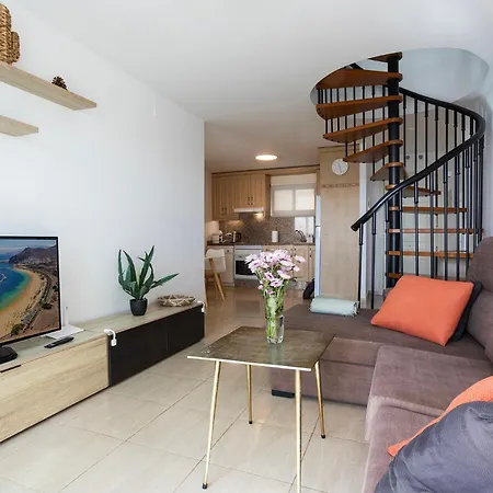 アパート Casa Doble - Penthouse, Pool, Priv Parking, Fibre Net, Spacious Terrace サンミゲル・デ・アボナ