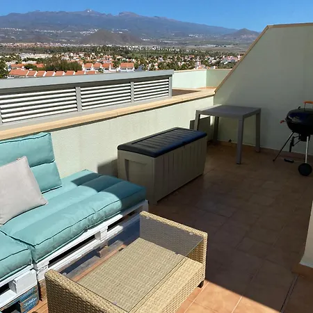 Casa Doble - Penthouse, Pool, Priv Parking, Fibre Net, Spacious Terrace アパート サンミゲル・デ・アボナ